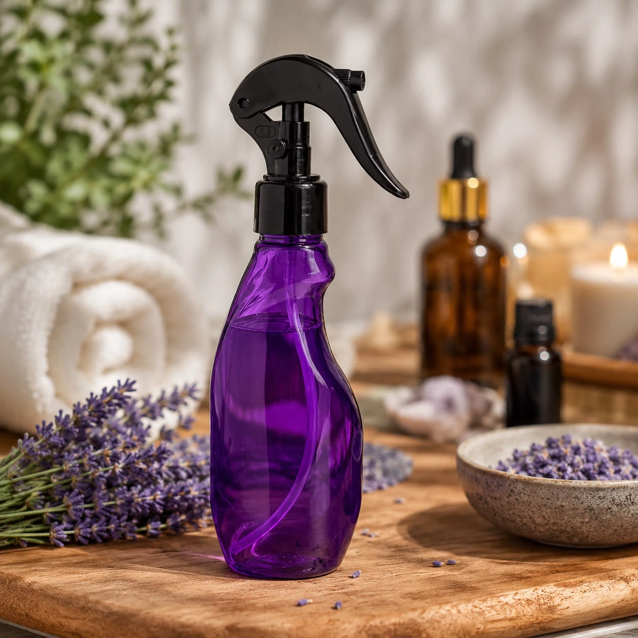 Botella Trigger Morada 250 ml — Sugerencia de uso
