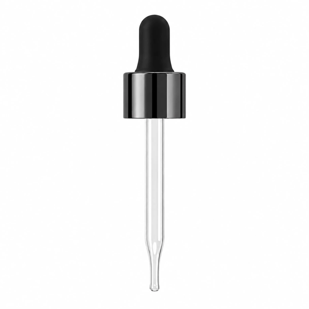 Gotero de Bulbo Lujo Negro/Negro R18