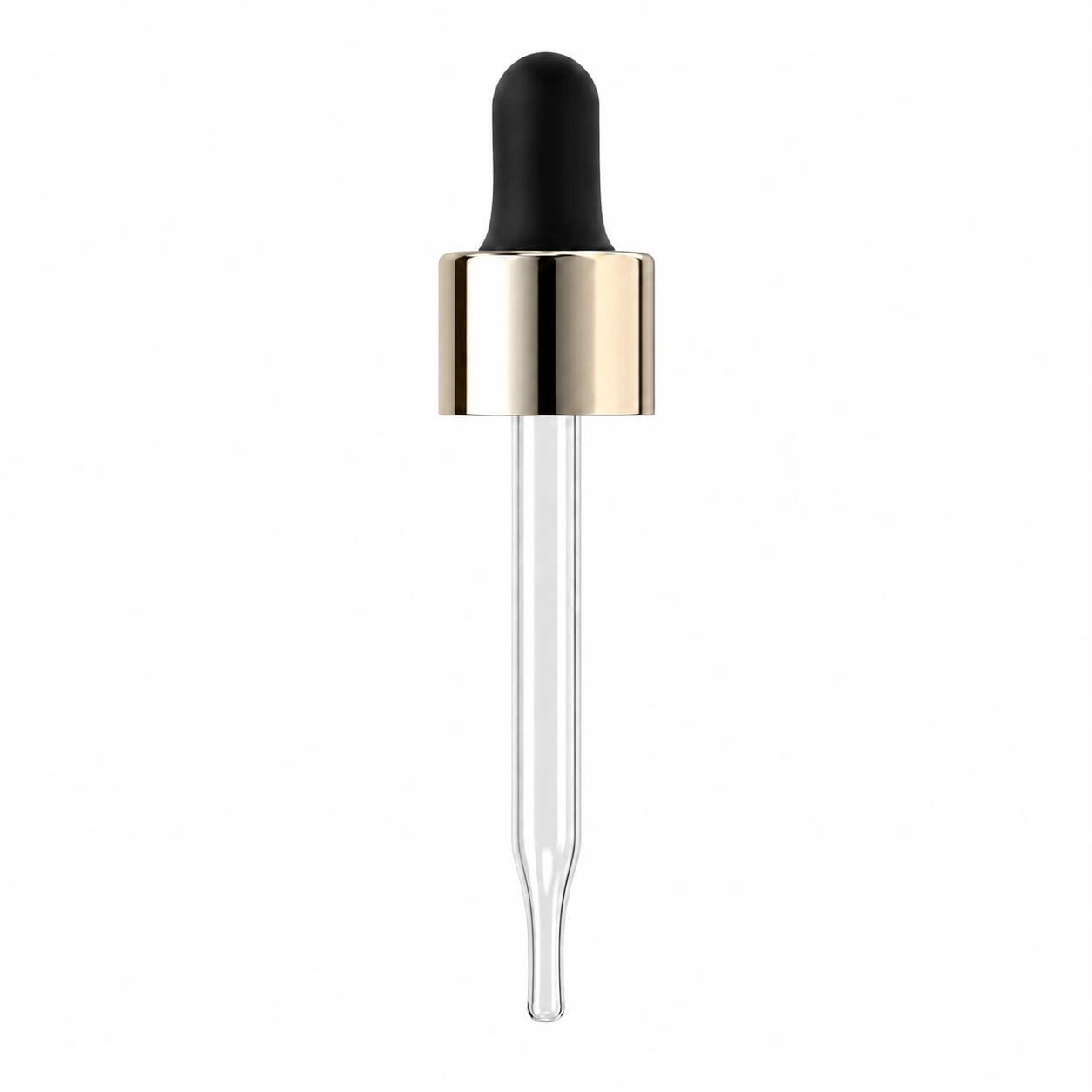 Gotero de Bulbo Lujo Negro/Oro R18