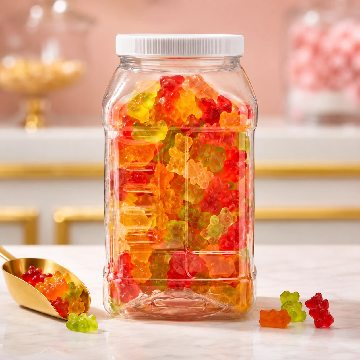 Tarro Pet Cuadrado 4000 ml — Sugerencia de uso